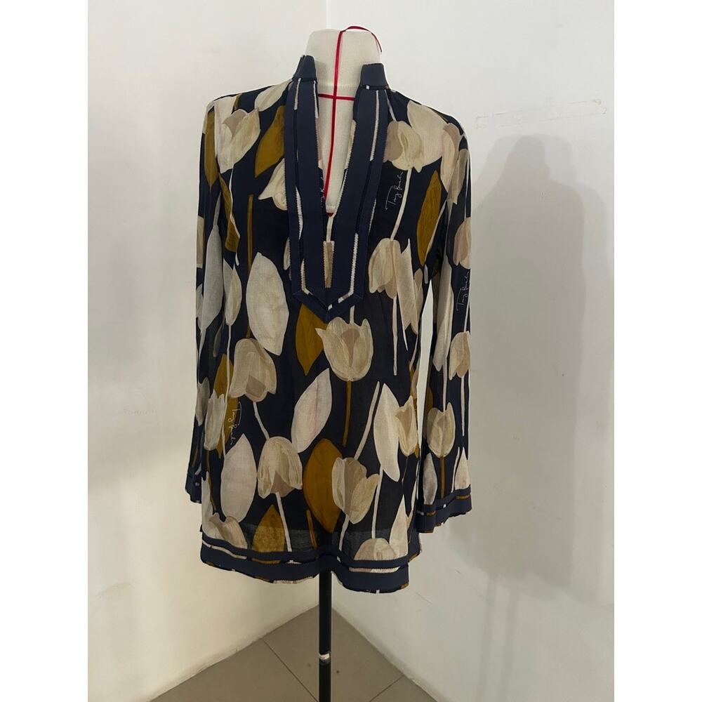 Tory Burch womens 0 Tulip blouse gorgeous